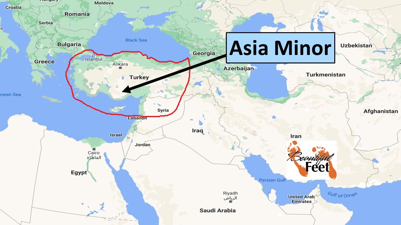 Bible Map Of Asia Minor